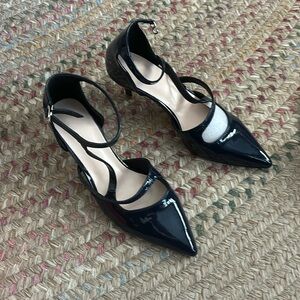 Navy Blue Heels 2". NEW